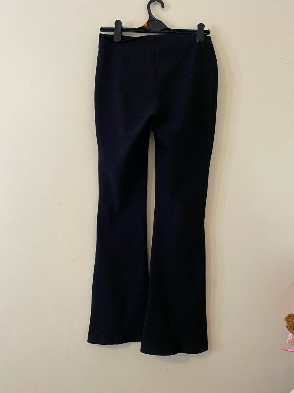 Vintage Byer California Black pull on flare Pants stretchy - Picture 2 of 6